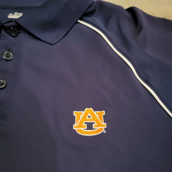 Under Armour Polo University of Auburn War Eagle Knit Mens Size Medium - Picture 2 of 8